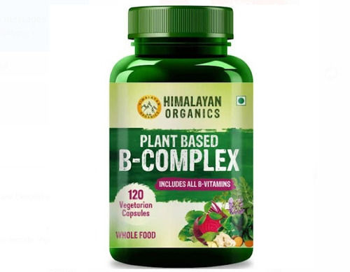 Pack Of 120 Vegetarian Capsules Include All B-Vitamin  Shelf Life: 12 Months