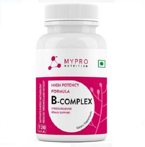 Pack Of 120 Vegetarian B Complex Vitamin Capsules 