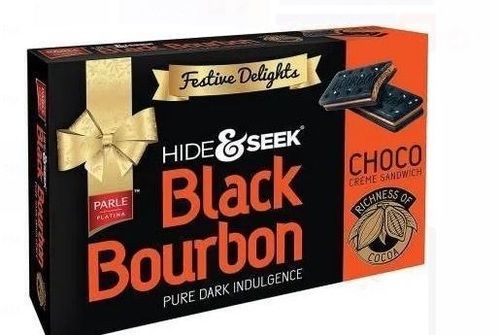 Parle Platina Chocoate Cream Sandwich Biscuit , Hide And Seek Black Bourbon 
