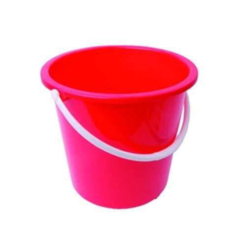 Hdpe Easy To Use Lightweight Handle Pink Colour 5 Litre Plastic Bathroom Bucket