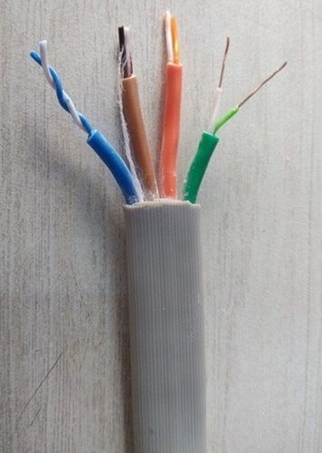 Multicolor Plain Copper Conductor Extra Fine Stranded And Cat 6 Flat Elevator Cable