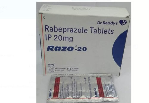 Razo-20 Rabeprazole Tablets For Certain Stomach And Esophagus Problems, Pack Of 15 Tablets General Medicines