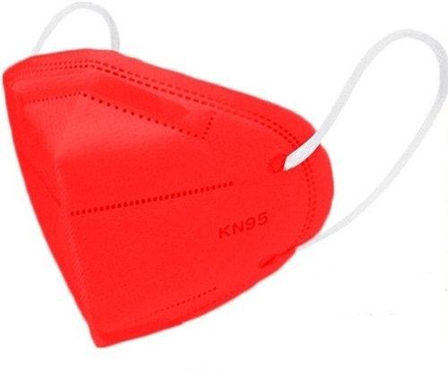 Red 5 Layer Reusable With Flexible Ear Loop Non Woven N95 Mask Gender: Unisex