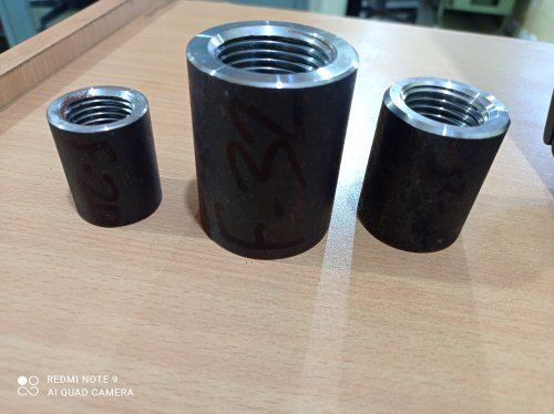 Round Mild Steel Rebar Coupler For Construction, 32 Od and 25 Od