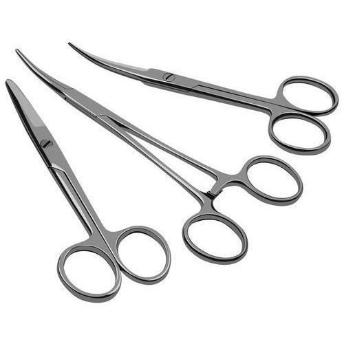 Silver Surgical Scissors Feature Durable Light Weight