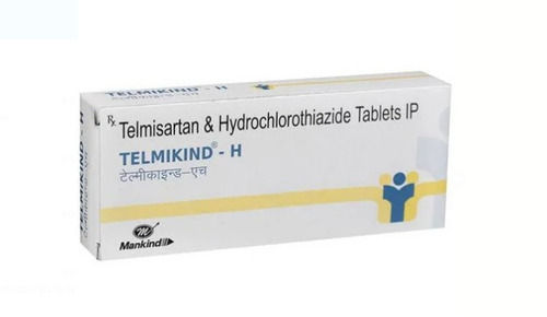  Telmikind-H Telmisartan और Hydrochlorothiazide टैबलेट, 5 गोलियों का पैक सामान्य दवाएं