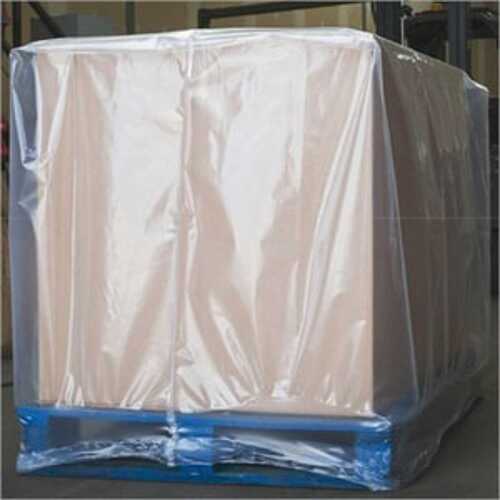 Plastic Transparent Ldpe Pallet Cover Use For Packaging With 30 Gsm Thickness