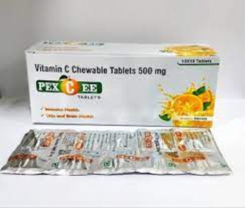 Vitamin C 500 Mg Chewable Pexcee Tablets