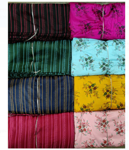 Washable And Breathable Printed Pattern Multicolor Cotton Fabric