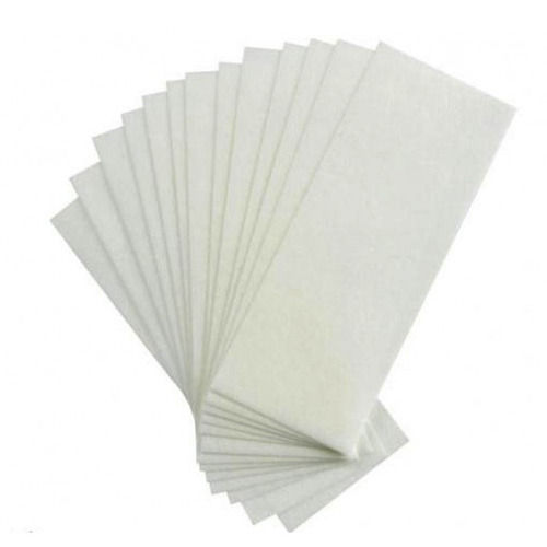 White Self Adhesive Disposable Painless Non Woven Waxing Strips for Personal Care