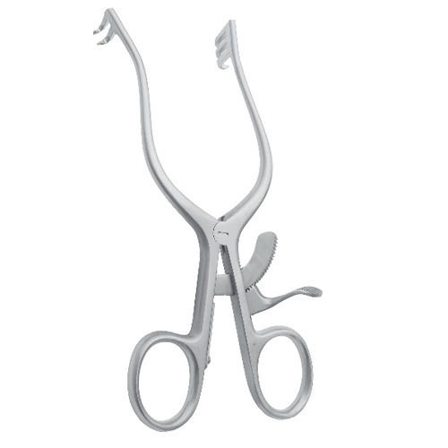 Manual  Stainless Steel And Easy To Clean, Self Retaining Retractor For Hospital, 10 Inch