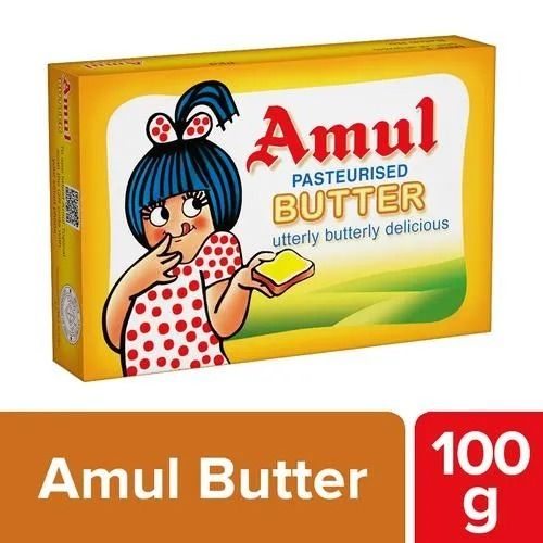 100 Gram 100% Pure Healthy Nutrition Enriched Pure And Fresh Original Flavor Yellow Amul Butter Age Group: Baby