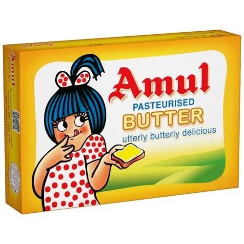 200 Gram Healthy Nutrition Enriched Pure And Fresh Original Flavor Yellow Amul Butter
