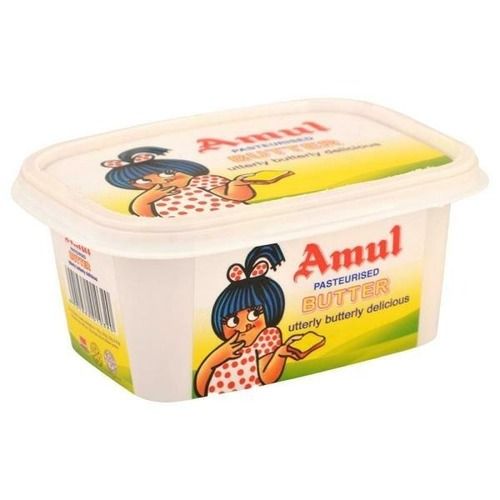 200 Gram Tub Healthy Nutrition Enriched Pure And Fresh Original Flavor Yellow Amul Butter