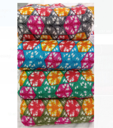 32 Inches Width 265 Gsm Easily Washable And Breathable Printed Cotton Fabric