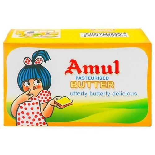 500 Gram Healthy Nutrition Enriched Pure And Fresh Original Flavor Yellow Amul Butter