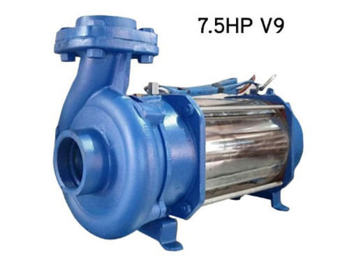 Cast Iron 7.5 Hp V9 Three Phase Head 51-100M Discharge Flow 1000 Lpm Open Well Submersible Pump