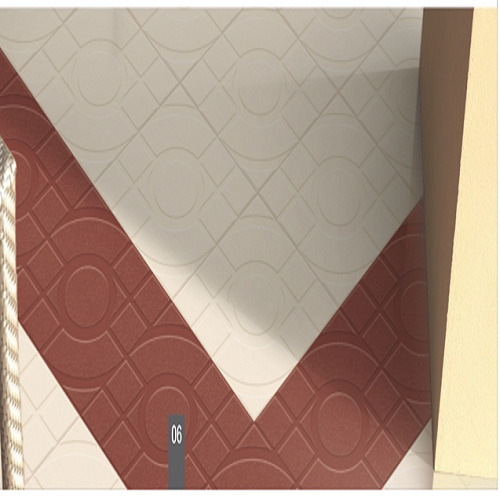 Ceramic Floor Tile - 6x36 Inches Brown | 8-12mm Thickness Non-Slip Acid-Resistant Matt Surface Finish