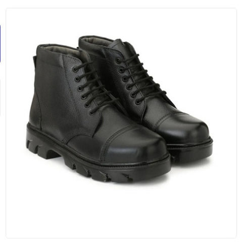 Black Comfortable Leather Dms Boot For Mens For Summer And Winter Wear  Insole Material: Pu