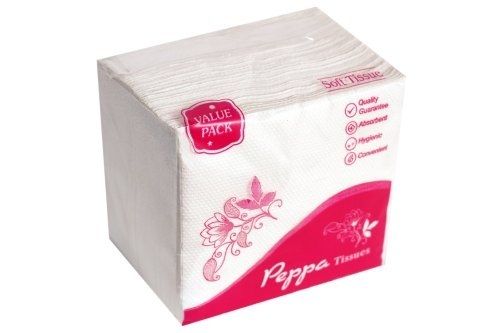 White Disposable Single Coating Side Soft Microfiber Fabric Plain Tissue Paper