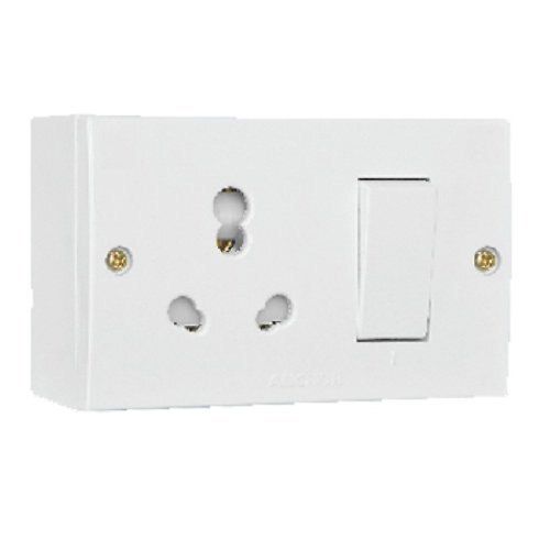 Easy To Install Maintain Finely 240 Voltage 1 Sealed Finished Modular Socket Application: Combination