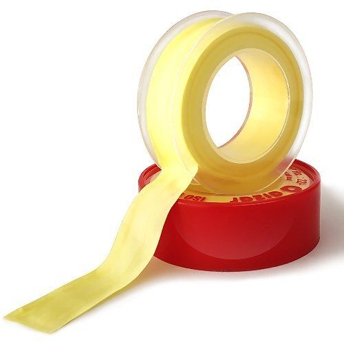 Ptfe Flame Resistant And Provides Tight Assembly Yellow Colour Thread Seal Tape