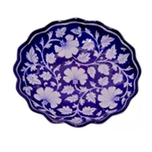 Indian Lotus Shape Decorative Wall Plate for Drawing, Living And Dining Room Decor