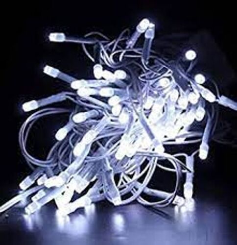 Isi Certified Extra Bright Water Proof String White Decoration Lights For Diwali, Christmas Length: 11  Centimeter (Cm)