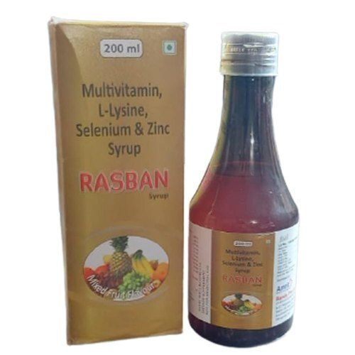 Multivitamin Rasban Zinc Syrup, For Energy, 200 Ml