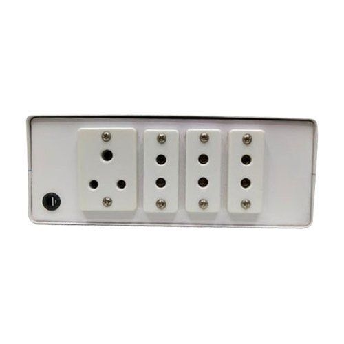 Plain Rectangular Shockproof Light Weight Abs Plastic Electrical Socket  Application: Home Appliances