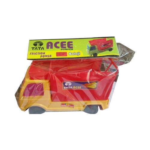 Pp 6 Inch Size Trendy Plastic Yellow And Red Truck Toy