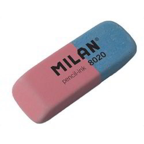 Rubber Rectangular Eraser - Lightweight, Soft and Smooth Design | Ideal for Erasing Pencil and Pen Marks