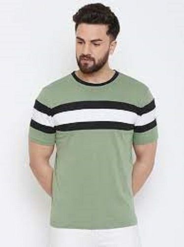 Men Casual Wear Round Neck Short Sleeves T Shirts