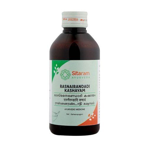 Sitaram Ayurveda Rasnairandadi Syrup Kashayam, Packaging Type: Bottle 