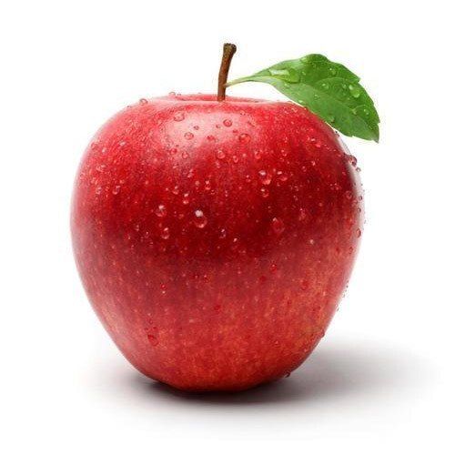  100% ताजे प्राकृतिक रूप से उगाए गए स्वादिष्ट स्वस्थ लाल सेब, फाइबर और विटामिन से भरपूर 