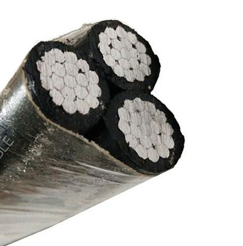 100 Meter Length Aluminium Material High Voltage Aerial Insulated Cable Application: Industrial