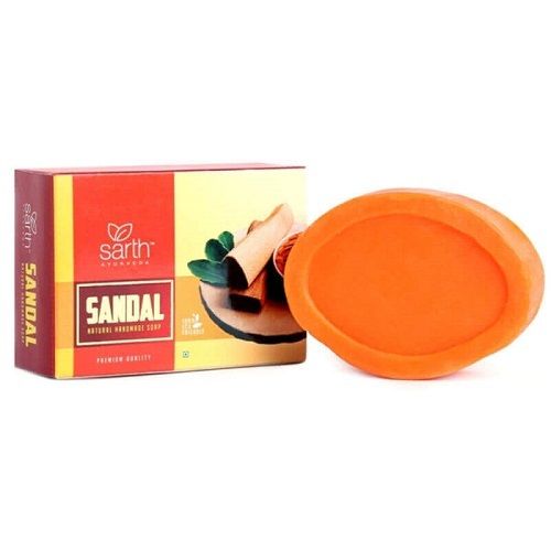 25 Grams Pack Size Orange Sarth Ayurveda Sandal Soap