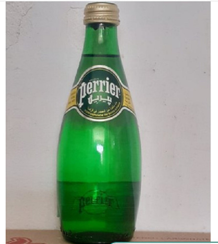 330 Ml Transparent Perrier Sparkling Mineral Water - Glass Bottle, Crisp Taste, Shelf Life: 6 Months | Convenient for On-the-Go Hydration