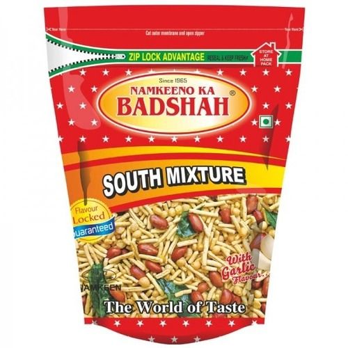  400 G Weight Yellow Color Salty And Spicy Taste South Mixture Badshah Namkeen  Fat: 10 Percentage ( % )