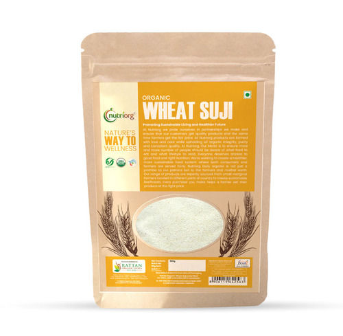 500 Gram Premium Quality Nutriorg Organic Wheat Suji