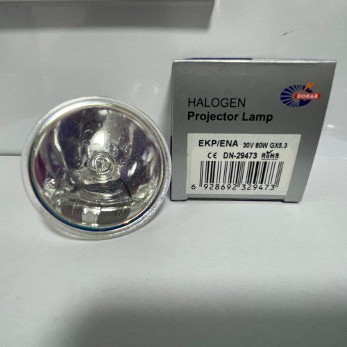 White Gx5.3 Base Type Donar Branded Ekp/Ena 30V 80W Halogen Projector Light Lamp 