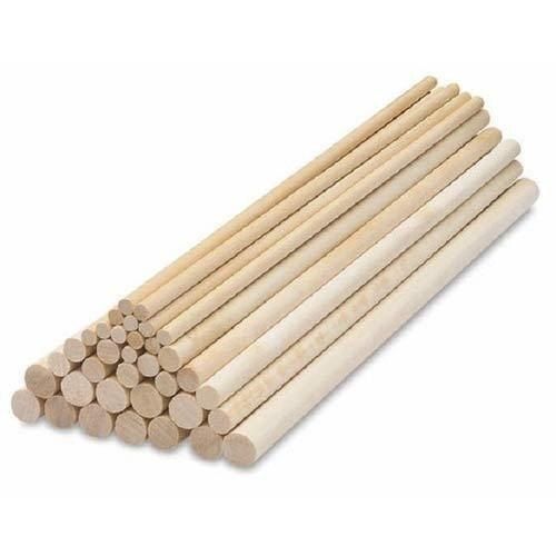 Brown Round Solid Wooden Dowels For Knock Down Furniture