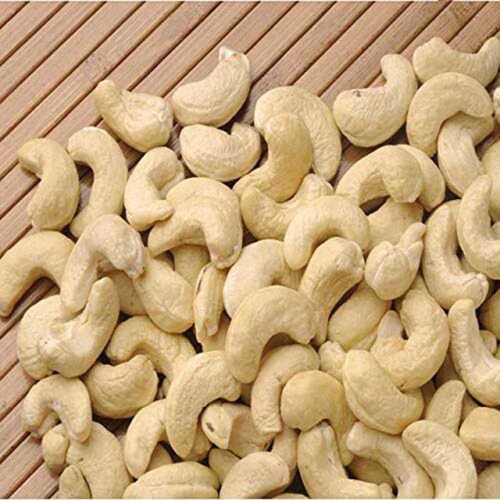 Cashew Nut For Food, Snacks And Sweets, Light Cream/Off White Color, Curve Shape