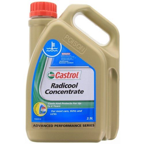 Castrol Synthetic Safety Packed And Smooth Coolant Packed Lubricant Oil Chemical Composition: 80I? 90% Petroleum Hydrocarbon Distillate With 10I? 20% Additives To Impart Specific Properties To The Oil.