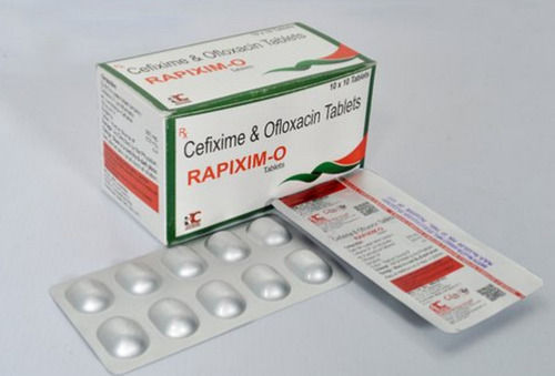 Cefixime And Ofloxacin Tablets, 10 x 10 Tablets Blister Pack