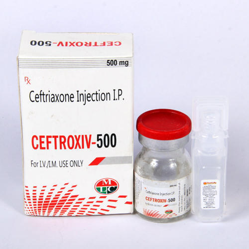  सेफ्ट्रोक्सिव सेफ्ट्रिएक्सोन इंजेक्शन 500 मिलीग्राम 