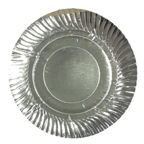 Circular 11 Inch Silver Coated For Event And Party Supplies Paper Disposable Paper Plate