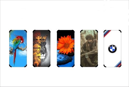 Easy To Install Scratch Resistant And Dust Proof Plastic Multicolor Mobile Covers - Plastic Material , 4-6 Inch Screen Size , Personalizable Design