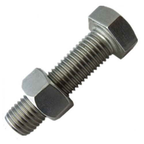 Hexagon Full Thread Powder Coated High Strength Mild Stainless Steel Bolt For Industrial Use