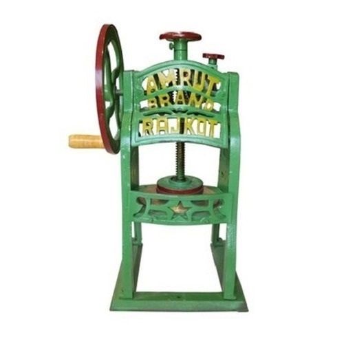 Green Color 9 Kilogram Weight Mild Steel Material Ice Gola Machine